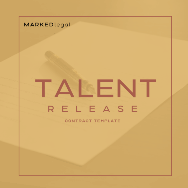 Talent Release Agreement Template