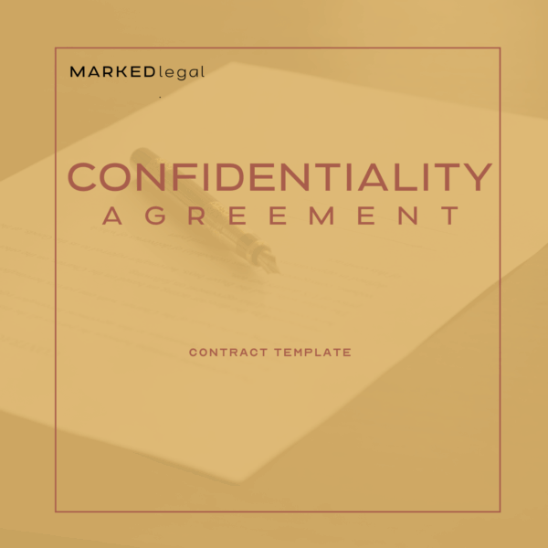 Confidentiality Agreement Template